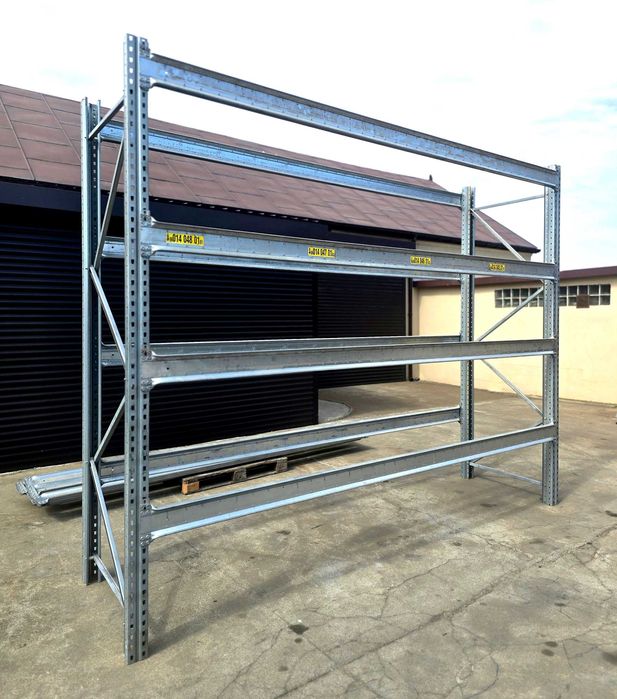 Regał magazynowy paletowy 3 tony/półka dł. 3,8m szer. 1,1m, wys. 3m