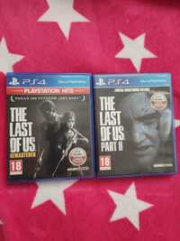 gry zestaw the last of us part 1 remastered + part 2 ps4