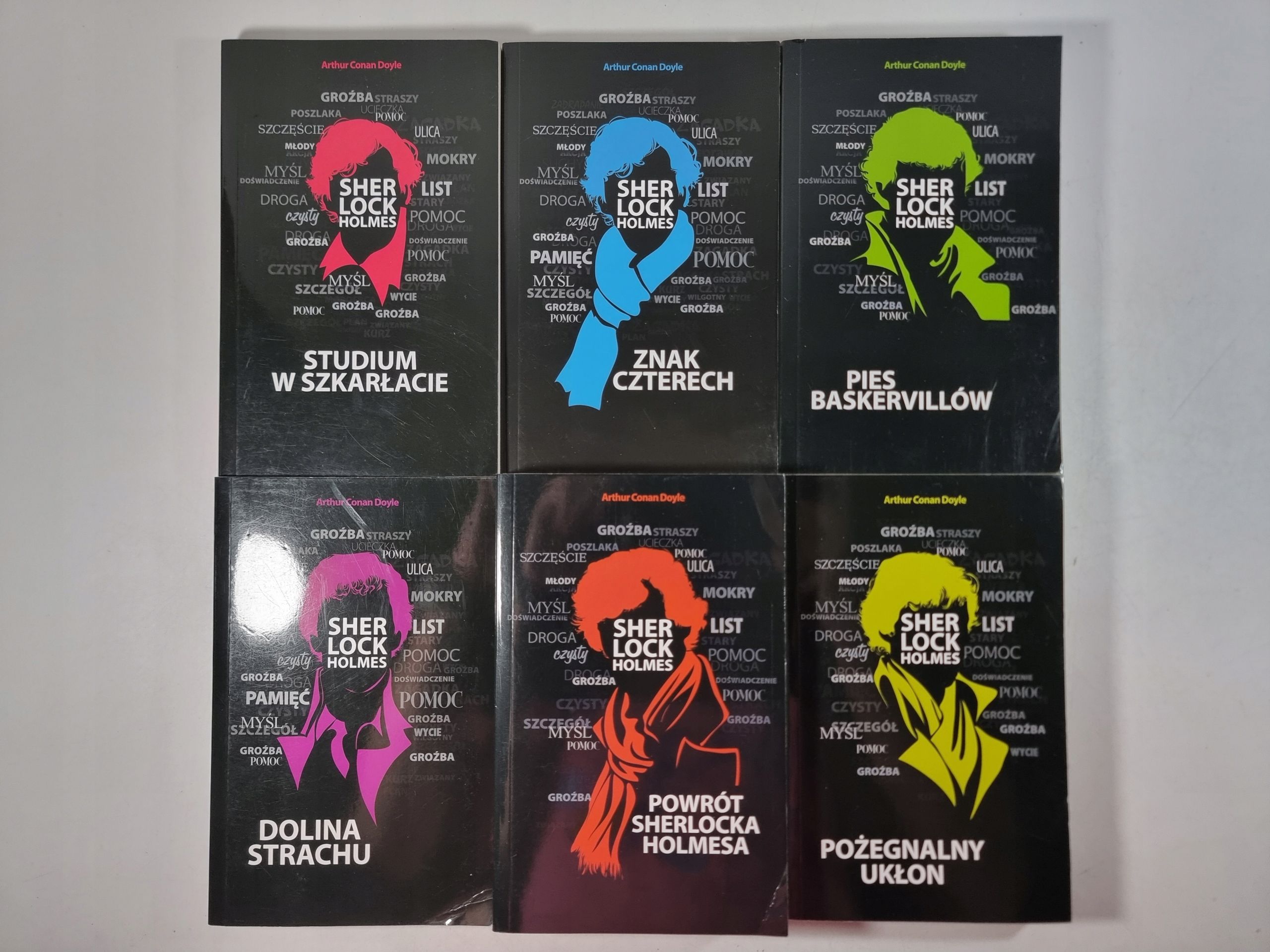 Sherlock Holmes / zestaw 6 książek / Arthur Conan Doyle