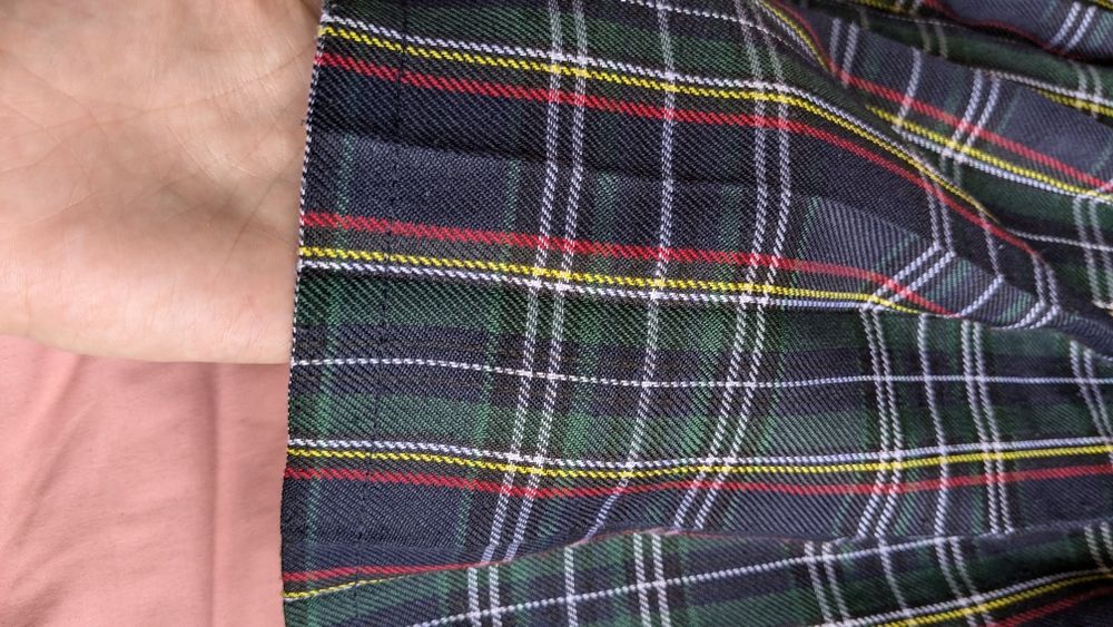 Карта плісирована спідниця