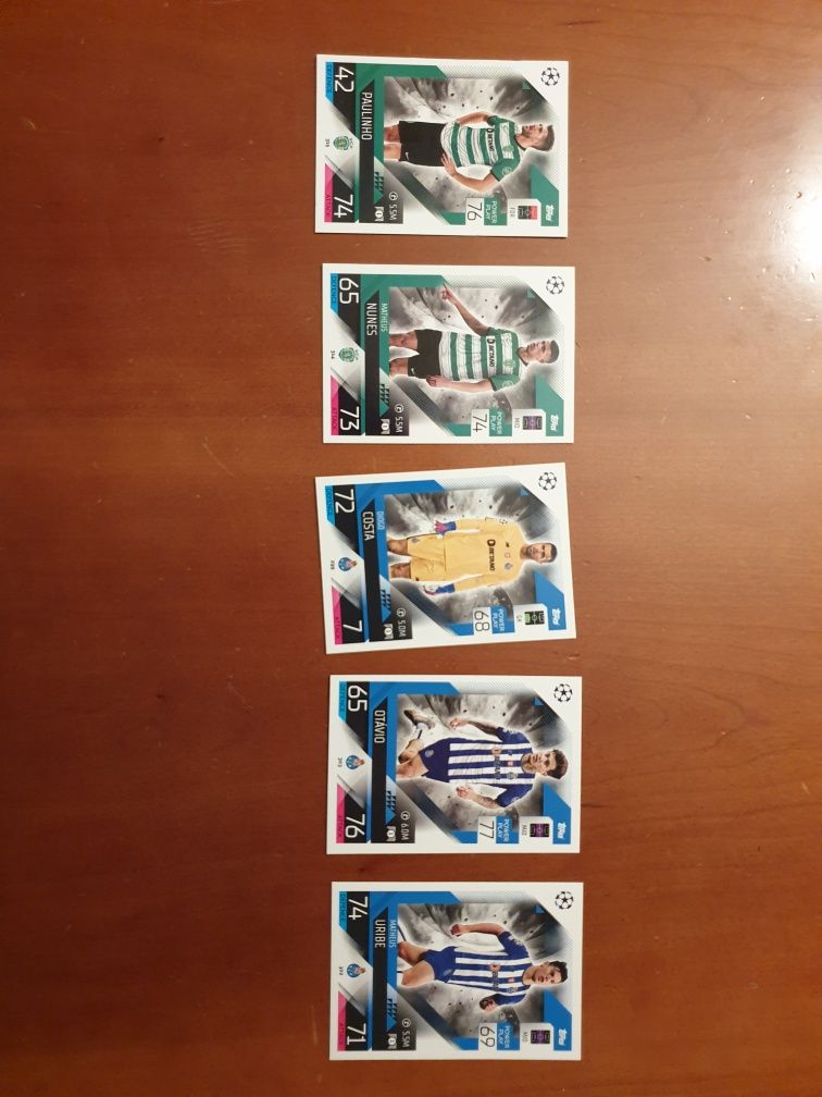 Topps 22/23 Futebol/F1 - Match/Turbo Attax Cartas