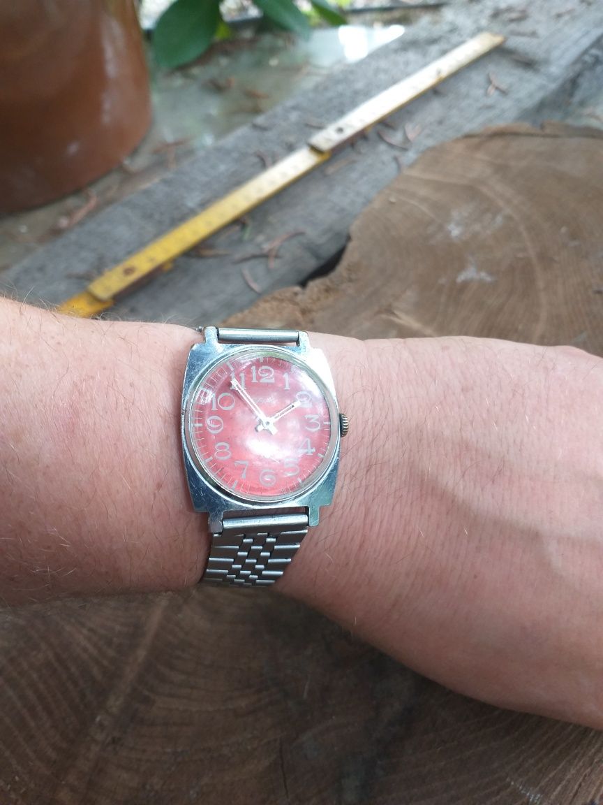 Stary zegarek mechaniczny Zim z subsekundą . Vintage.
