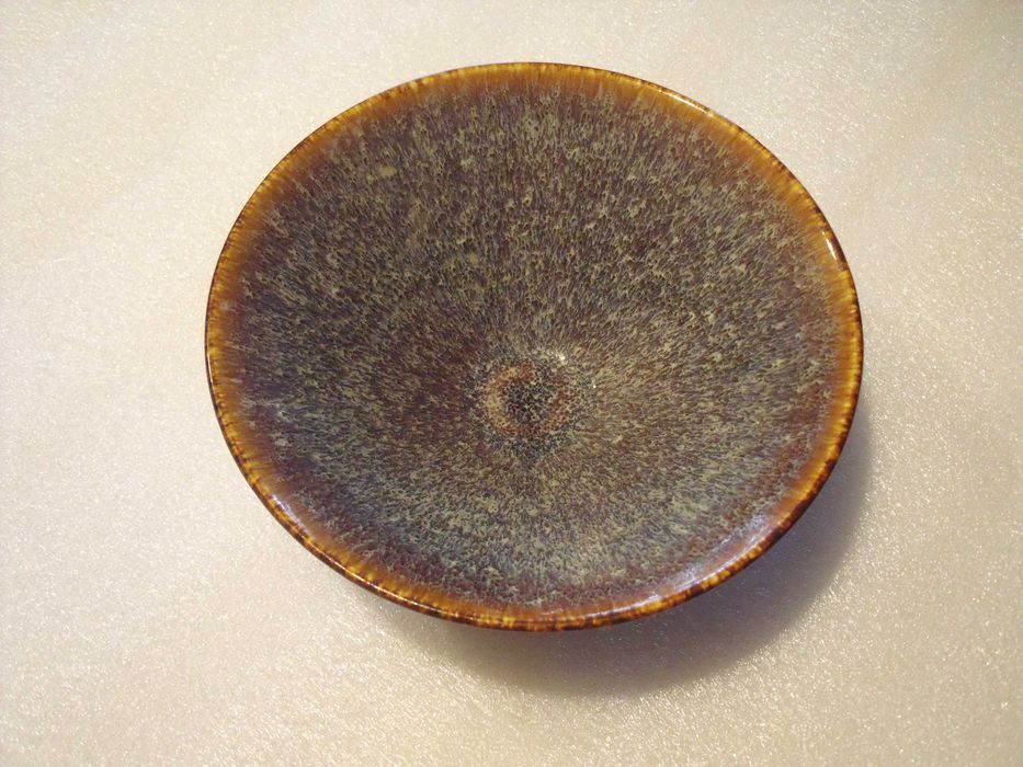 Taça Chinesa, decoração "pelagem de lebre"