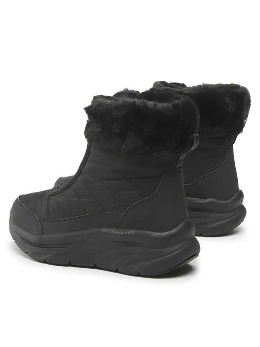 Чоботи дутики жіночі чорні Skechers Relaxed Fit: D'Lux Walker