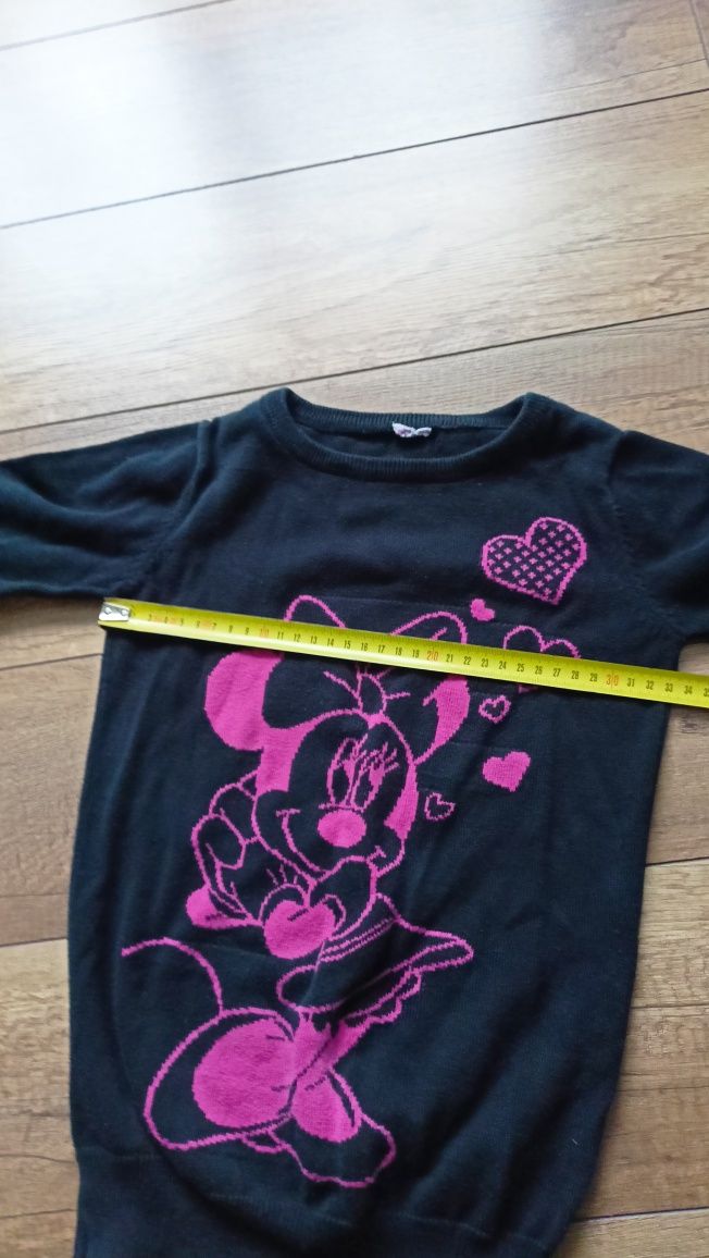 Sweter 122 myszka Minnie