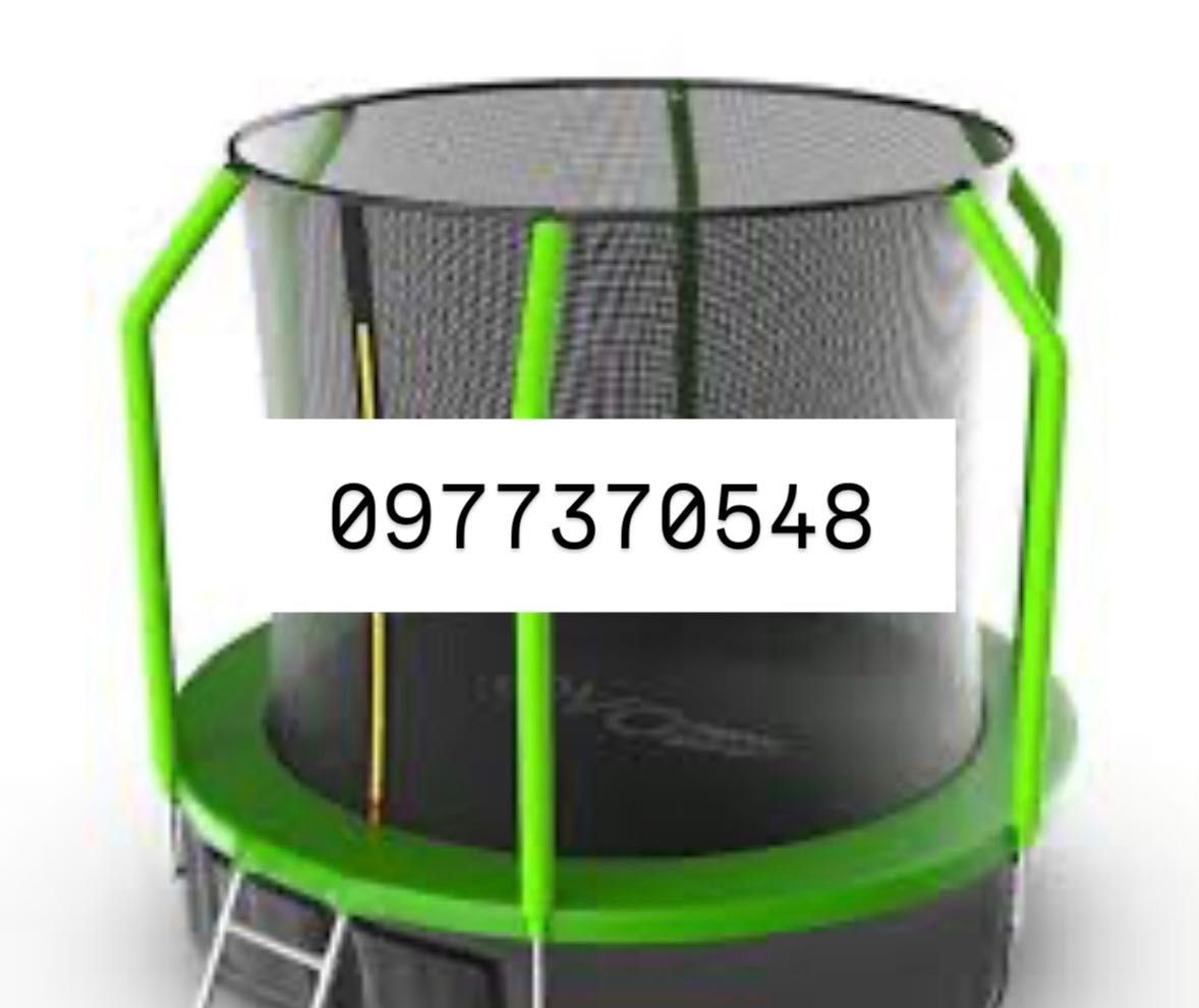 Батут дитячий 252см 312см 374см 404см 435см 465см 490см Fun Hit