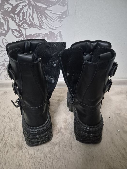 Взуття NEW ROCK, Itale negro, nomada negro tank boots