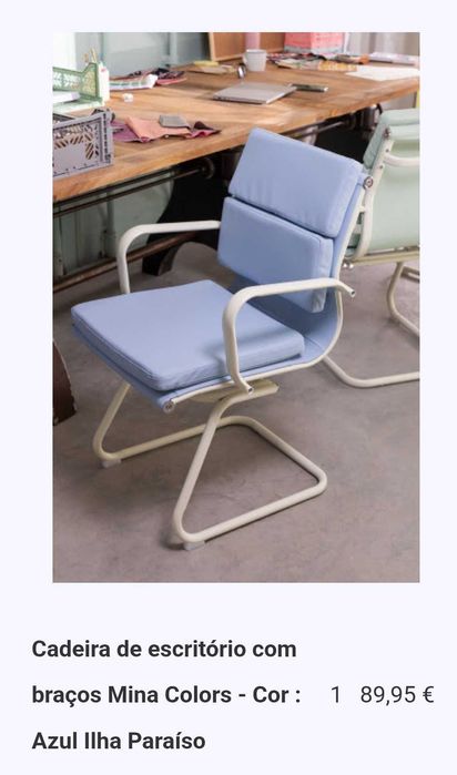 Sklum Cadeira de escritório com braços Mina | Office Chair with Arms