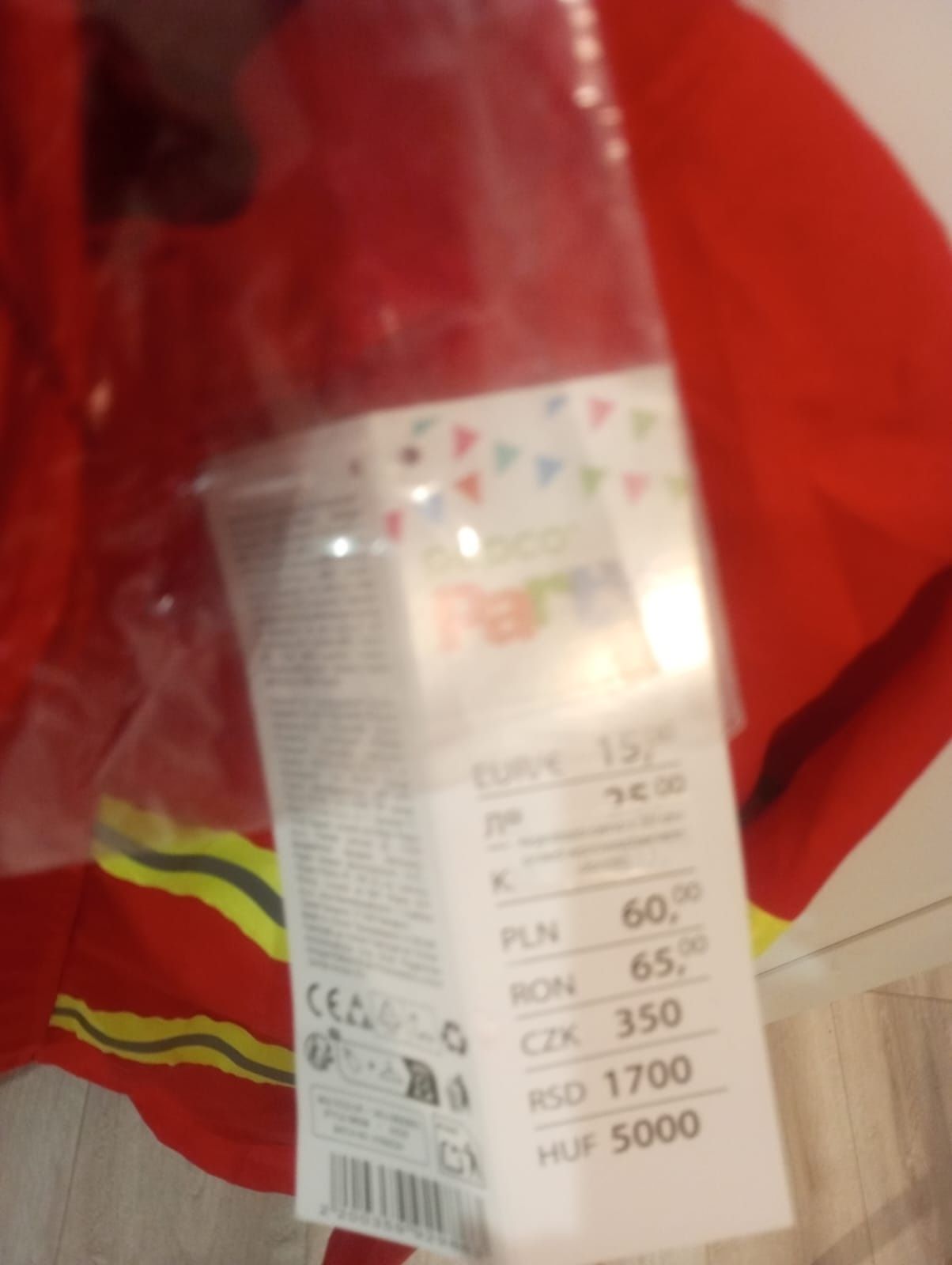 Strój strażaka 128/134