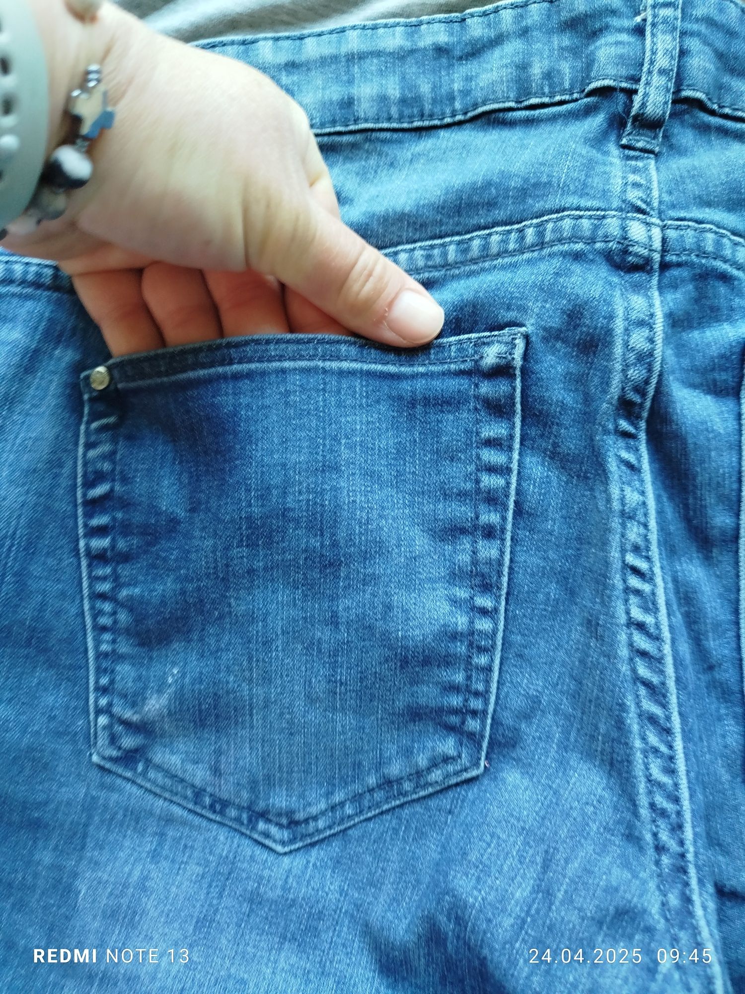 Jeansy ciążowe dżinsy wygodne mama esmara 40 L