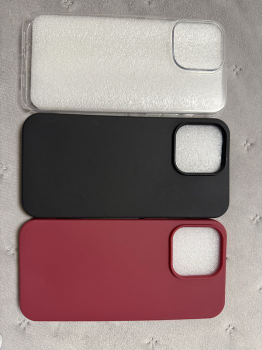 Чехол кейс чохол на Iphone 15 Pro Max нові комплект з трьох штук