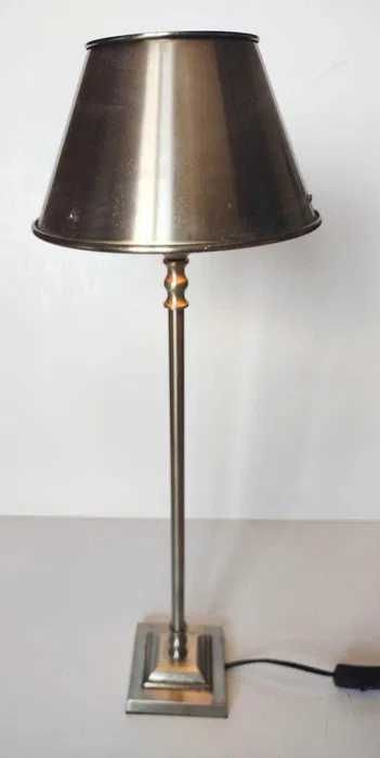 Lampka srebrna, stojąca wys. 60 cm