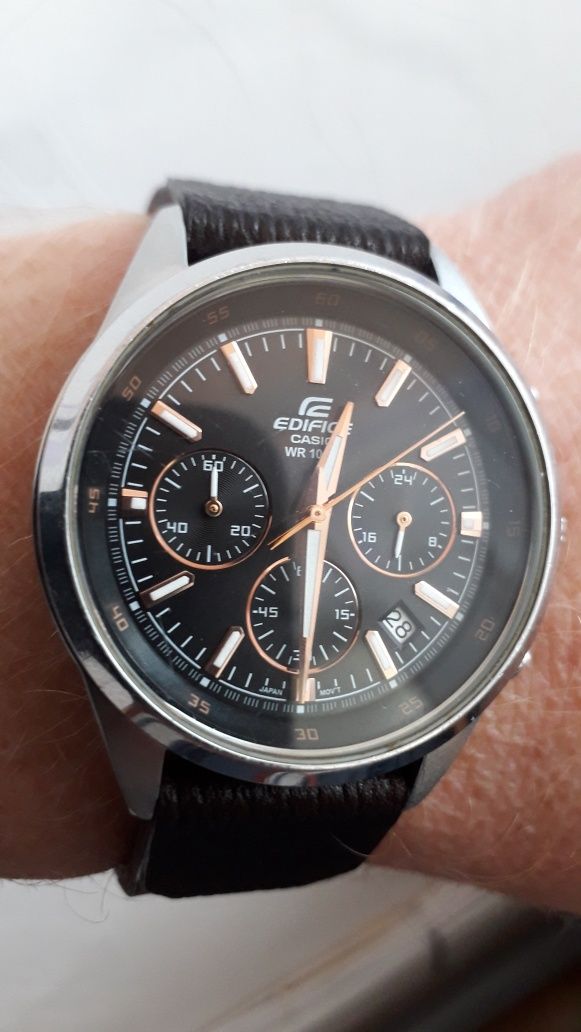 Хороший подарунок Casio Edifice EFR-527 наручний годинник (часи) 40 мм