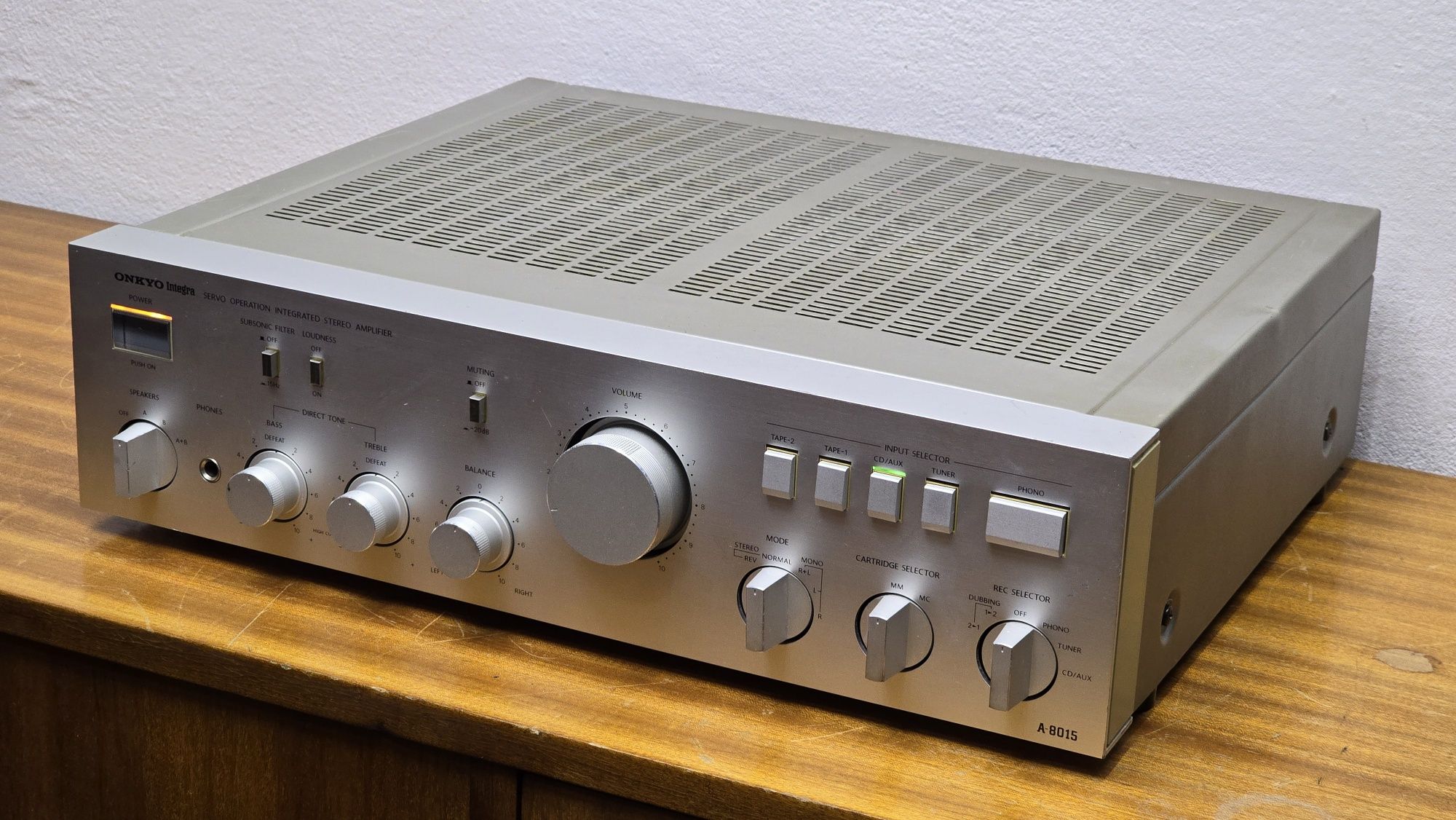 Onkyo A 8015 srebrny wzmacniacz Japan