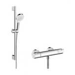NOWY! Hansgrohe Crometta zestaw prysznicowy ścienny termostatyczny bia