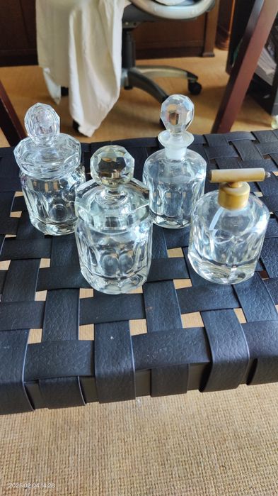 Peças de cristal estado novo