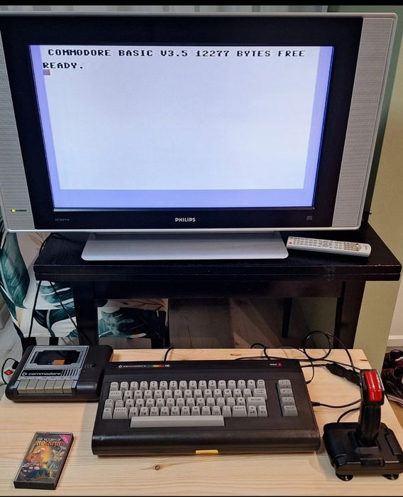Commodore 16 | 1985r | Komplet w bdb stanie | 2 gry | oryginalne opako
