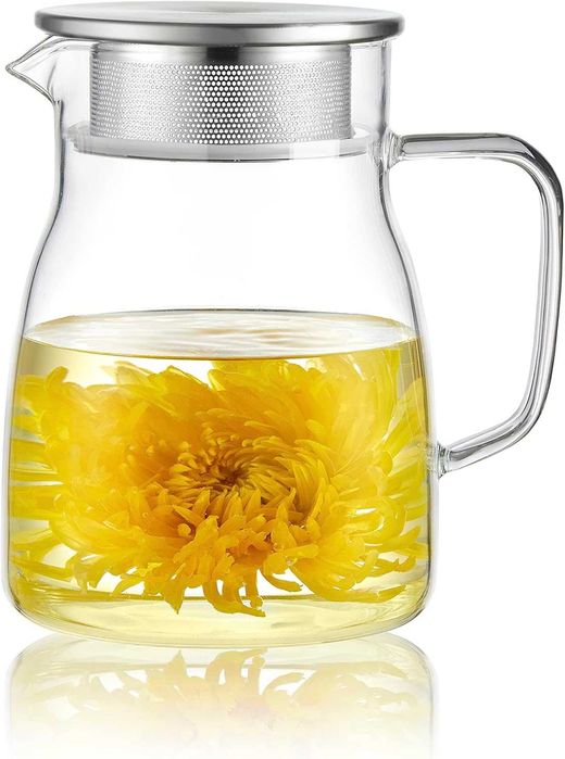 Zaparzarka, czajnik CNGLASS One-Touch 800ml. Stal nierdzewna !!