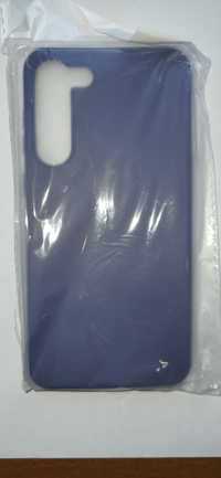 Etui Samsung S23 Plus - granatowe