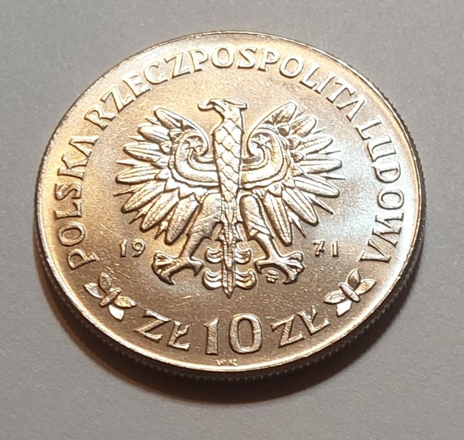 10 złotych 1971 - 50 rocznica III Powstania Śląskiego (st.1)  [#545]