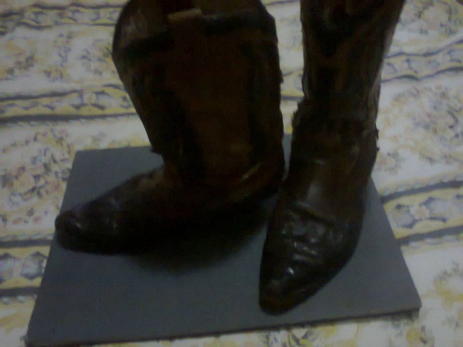 botas de cabedal vintage