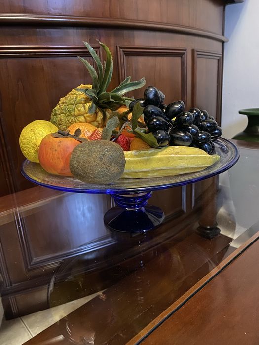 Fruteira em vidro