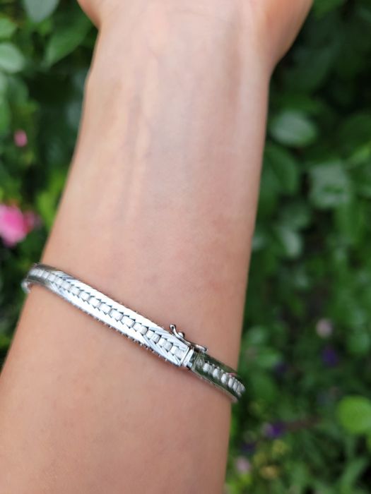 Комплект серебро ажурный