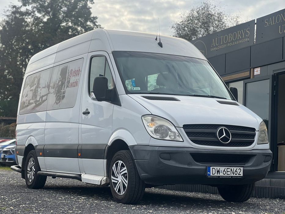 Mercedes-Benz Sprinter 9-Osobowy Rampa dla niepełnosprawnych Sprzedam Wynajmę Zamienię
