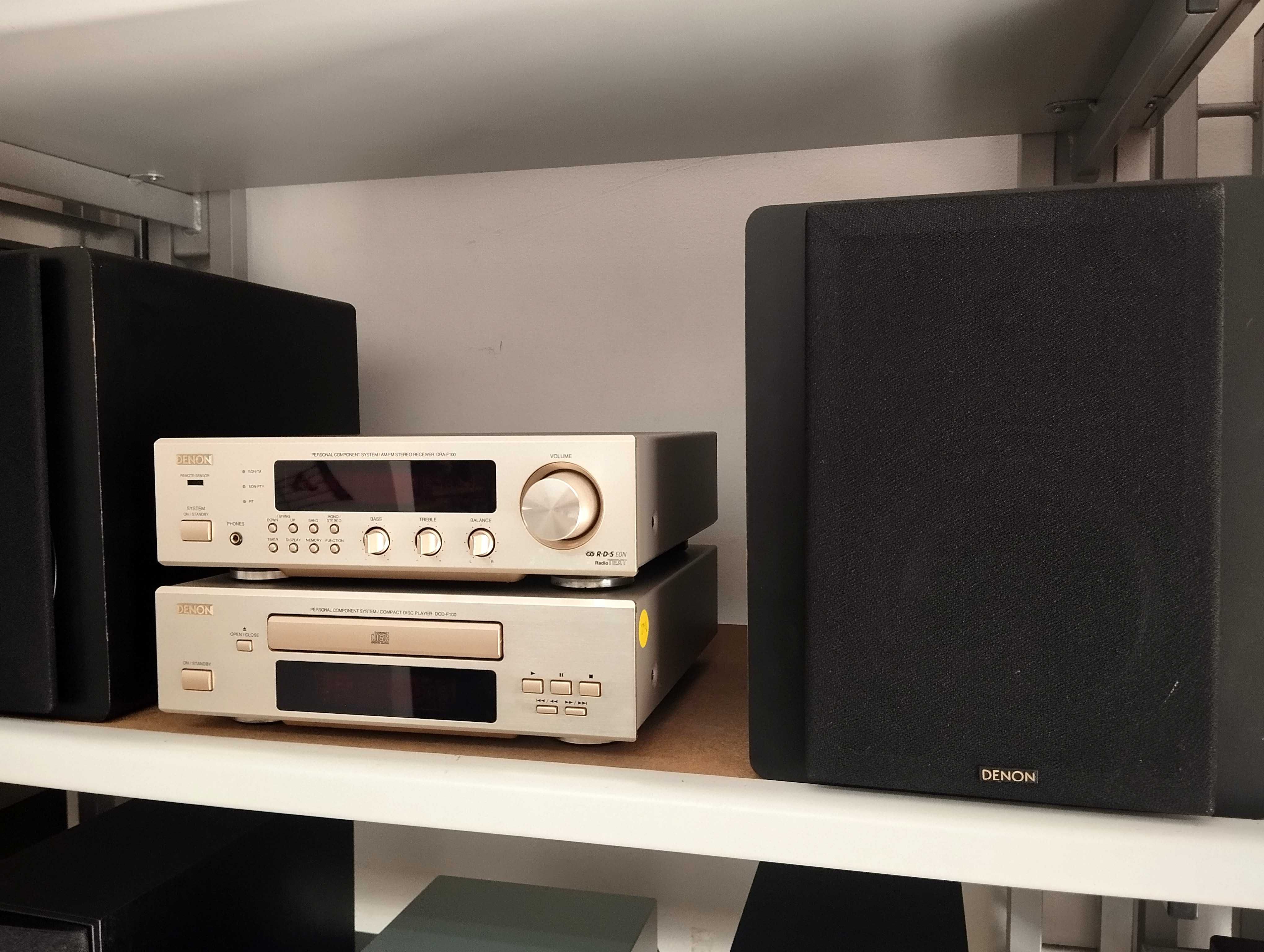 Aparelhagem completa Denon DRA-F100