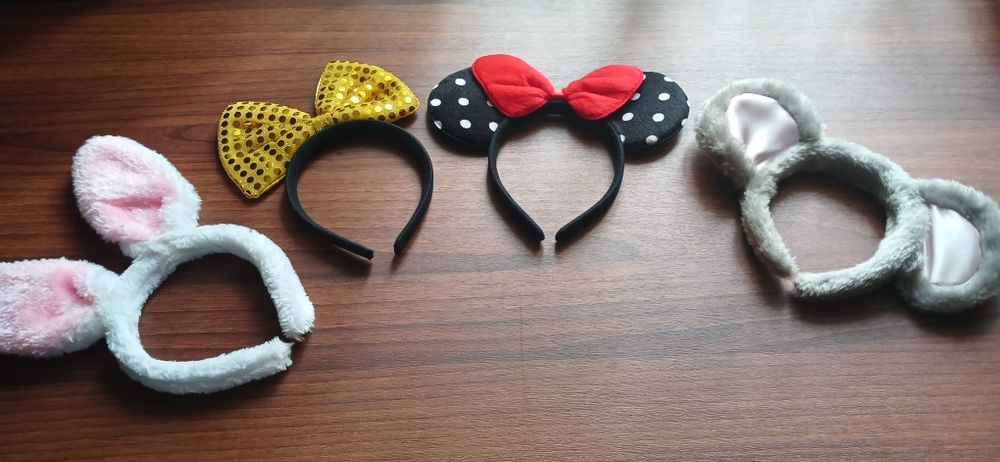 Обручики з вушками для дівчинки