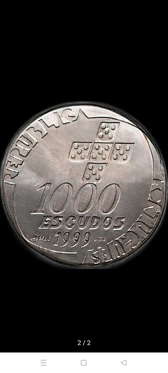 Moeda 1000 Escudos 25º Aniversário da Revolução do 25 de Abril 1999