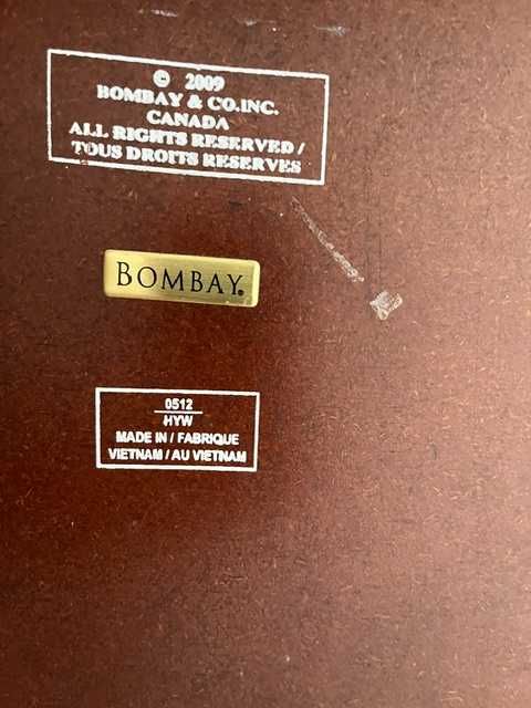 Bombay Vanity Penteadeira Antiga de madeira com espelho