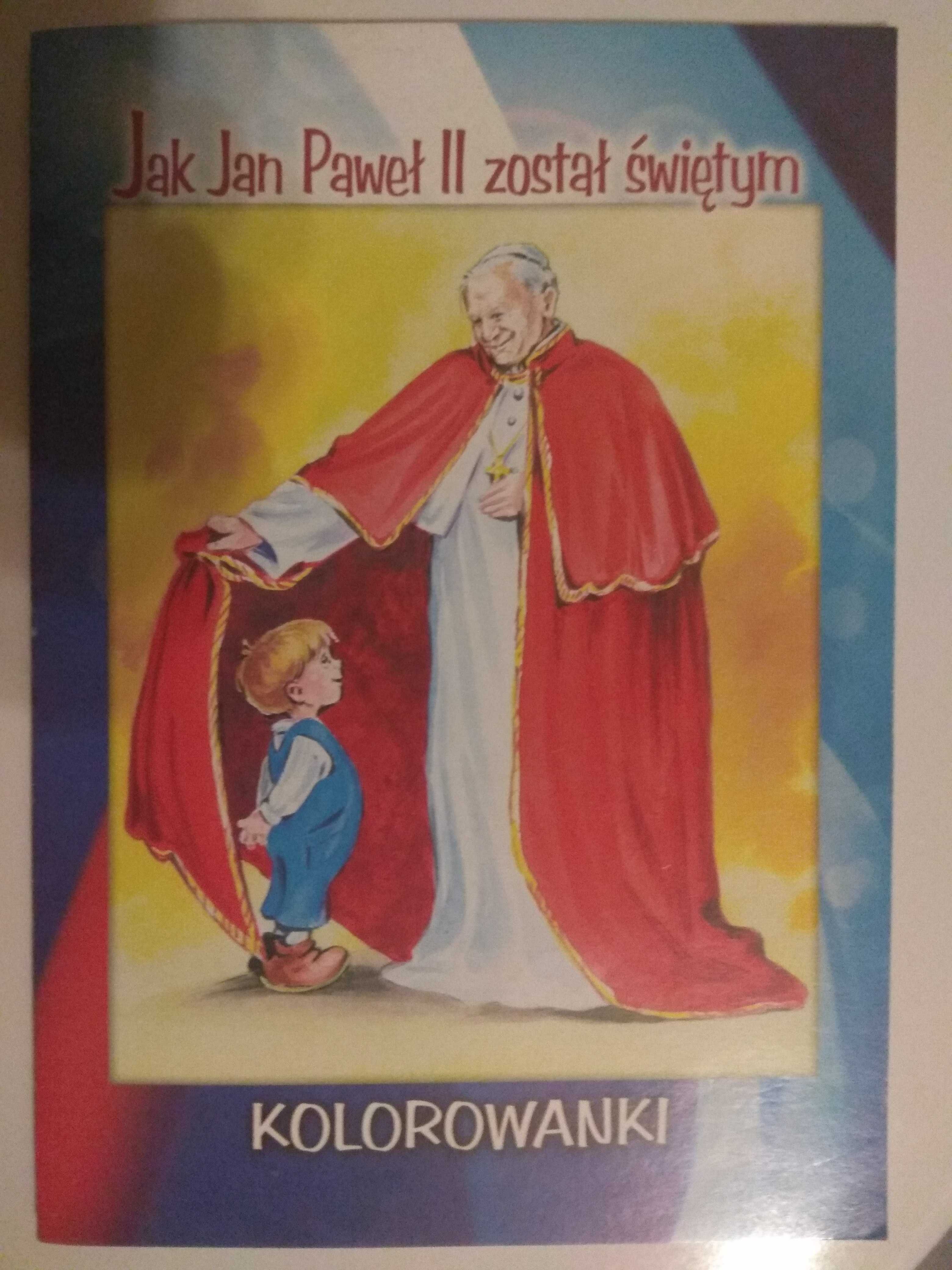 Książeczka kolorowanka - Jak Jan Paweł II został papieżem