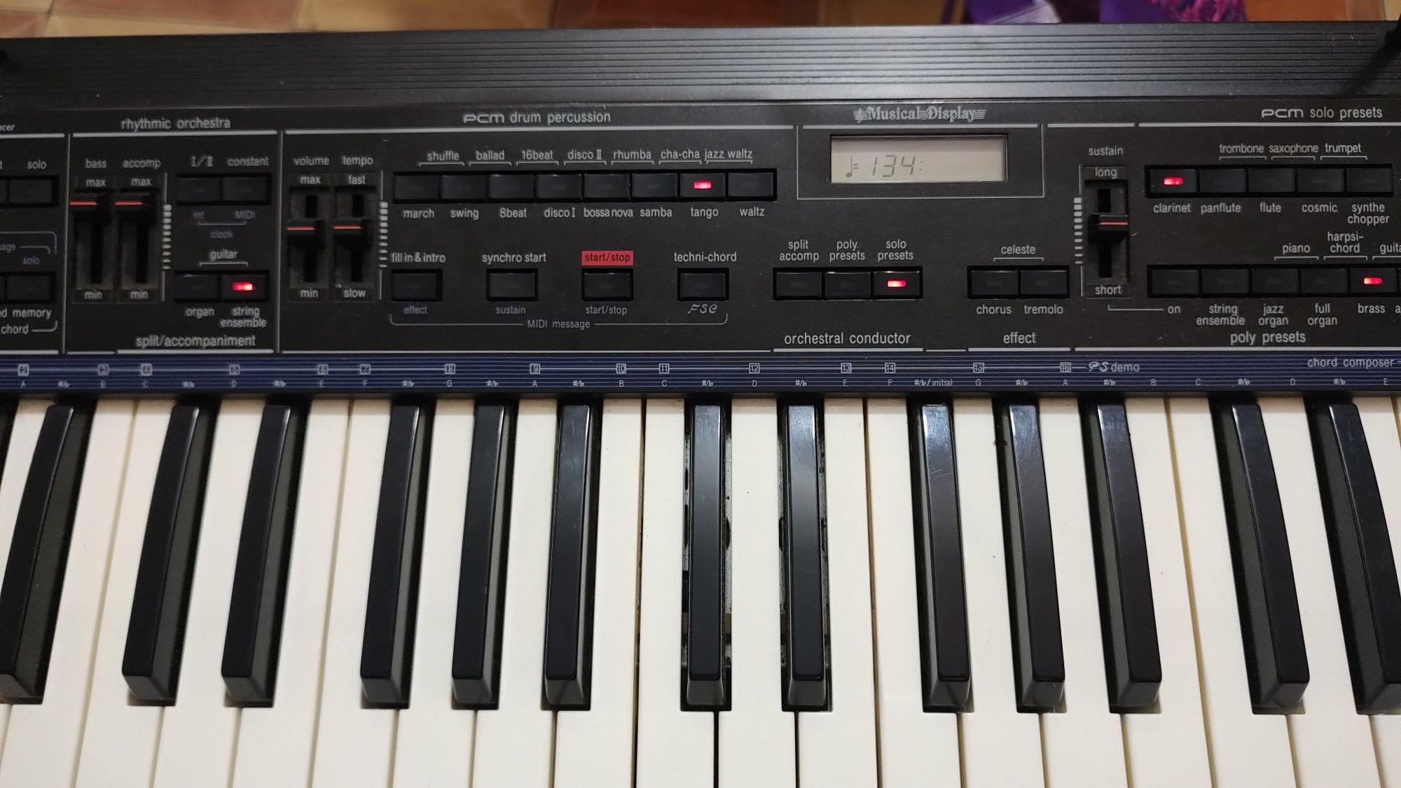 Синтезатор TECHNICS SX-K350

49 клавіш
масивний металевий корпус/міцна