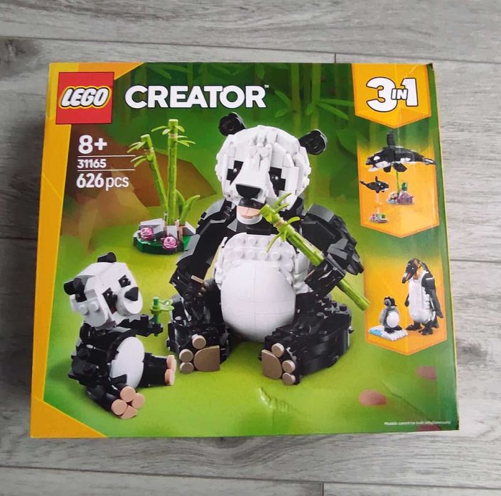 LEGO 31165 Creator 3w1 - Dzikie zwierzęta: rodzina pand