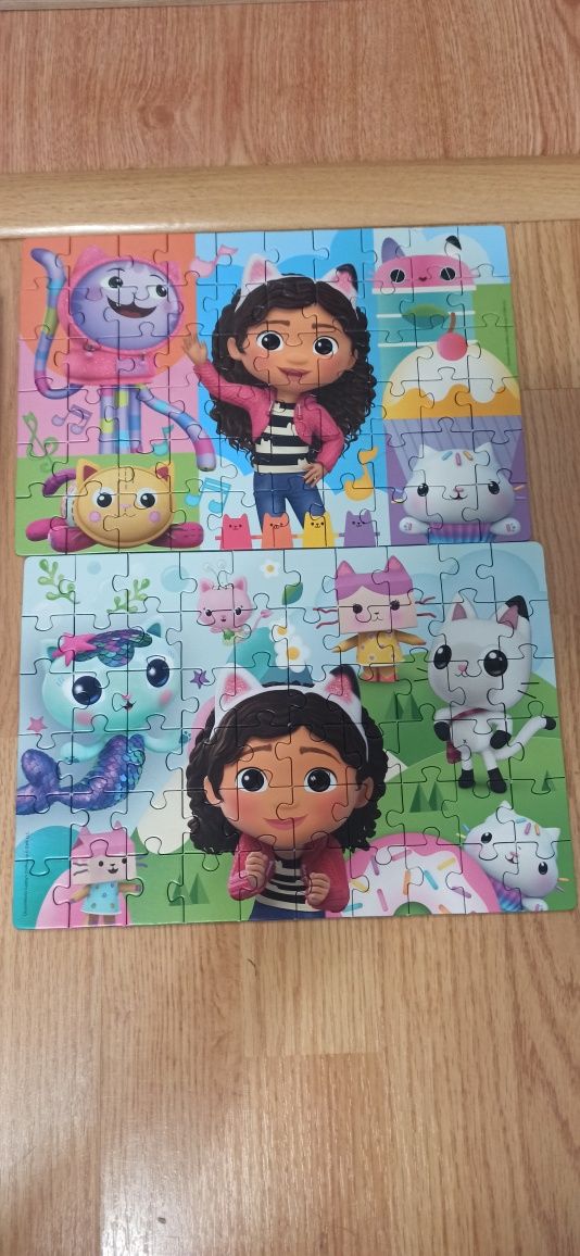 Puzzle Clementoni Super Kolor 120 elementów Koci Domek Gabi