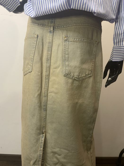 Długa spódnica jeansowa