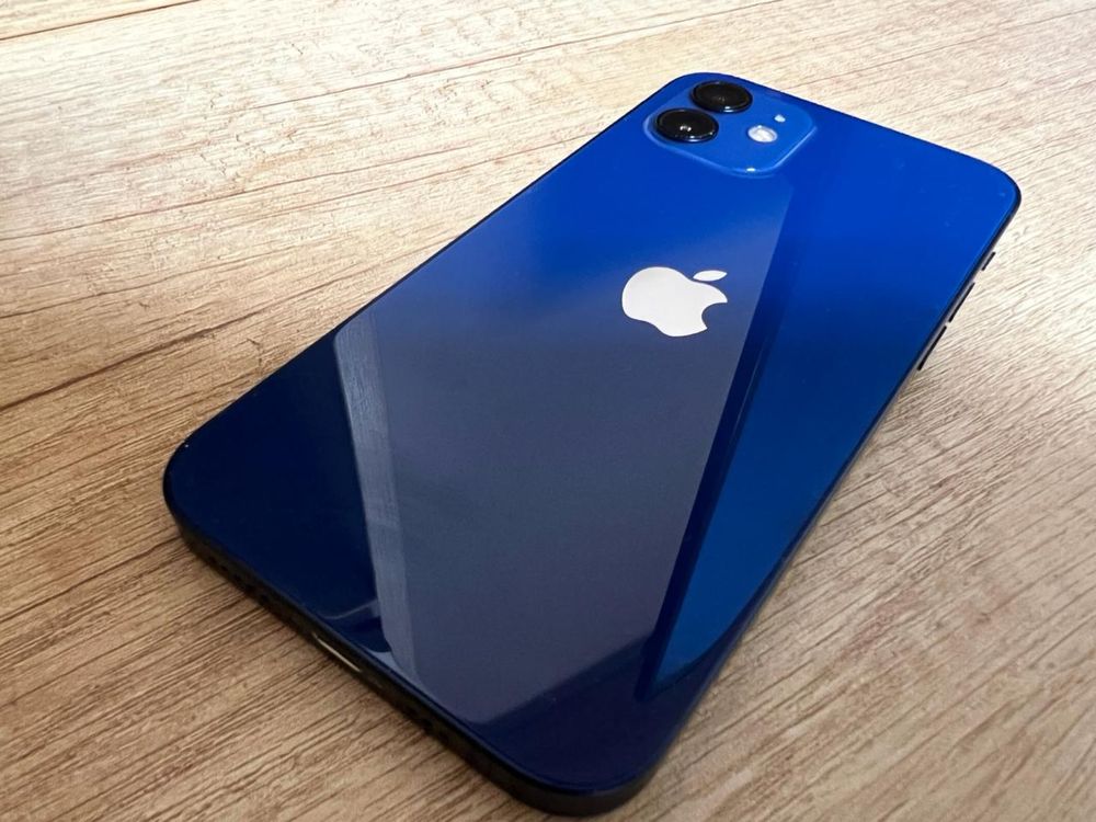 Телефон 12 iphone 64 apple neverlock blue синій