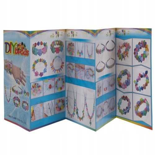 Koraliki Do Robienia Bransoletek Biżuterii Zestaw Koralików 900 el.