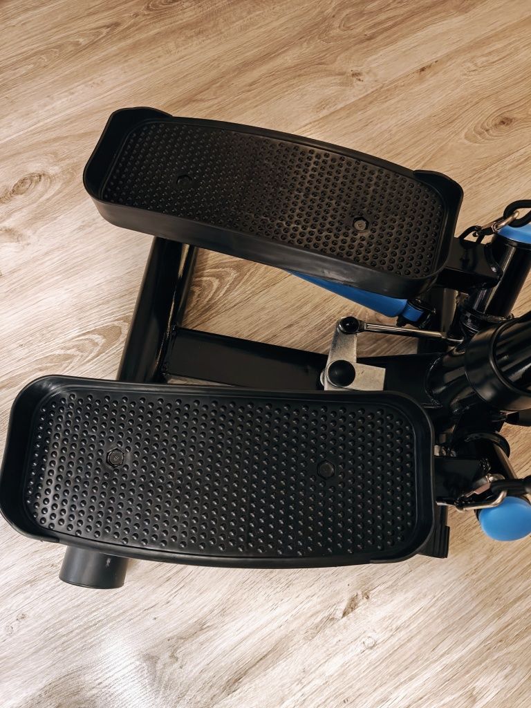 Stepper skrętny z kolumną HS-055S Noble niebieski STAN IDEALNY