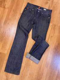 Hugo boss wysoki stan jeans dzwony szerokie nogawki s m 36 38 modne