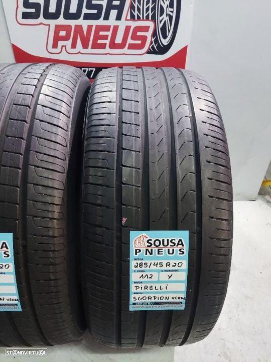 2 pneus como novos 285-45r20 pirelli - oferta dos portes