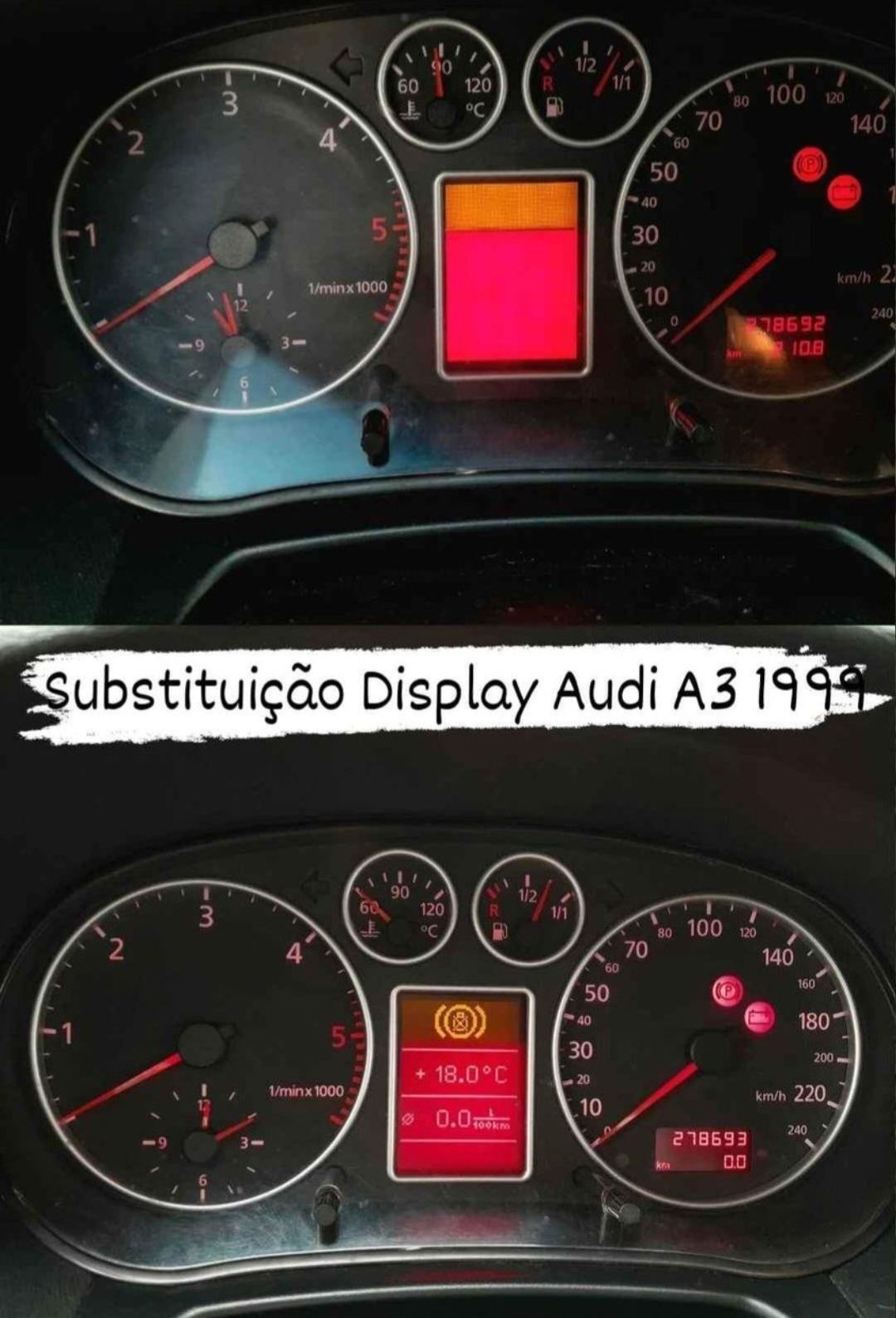 Reparação Display/LCD Veículos Grupo VAG ( Audi,VW,Skoda e Seat)