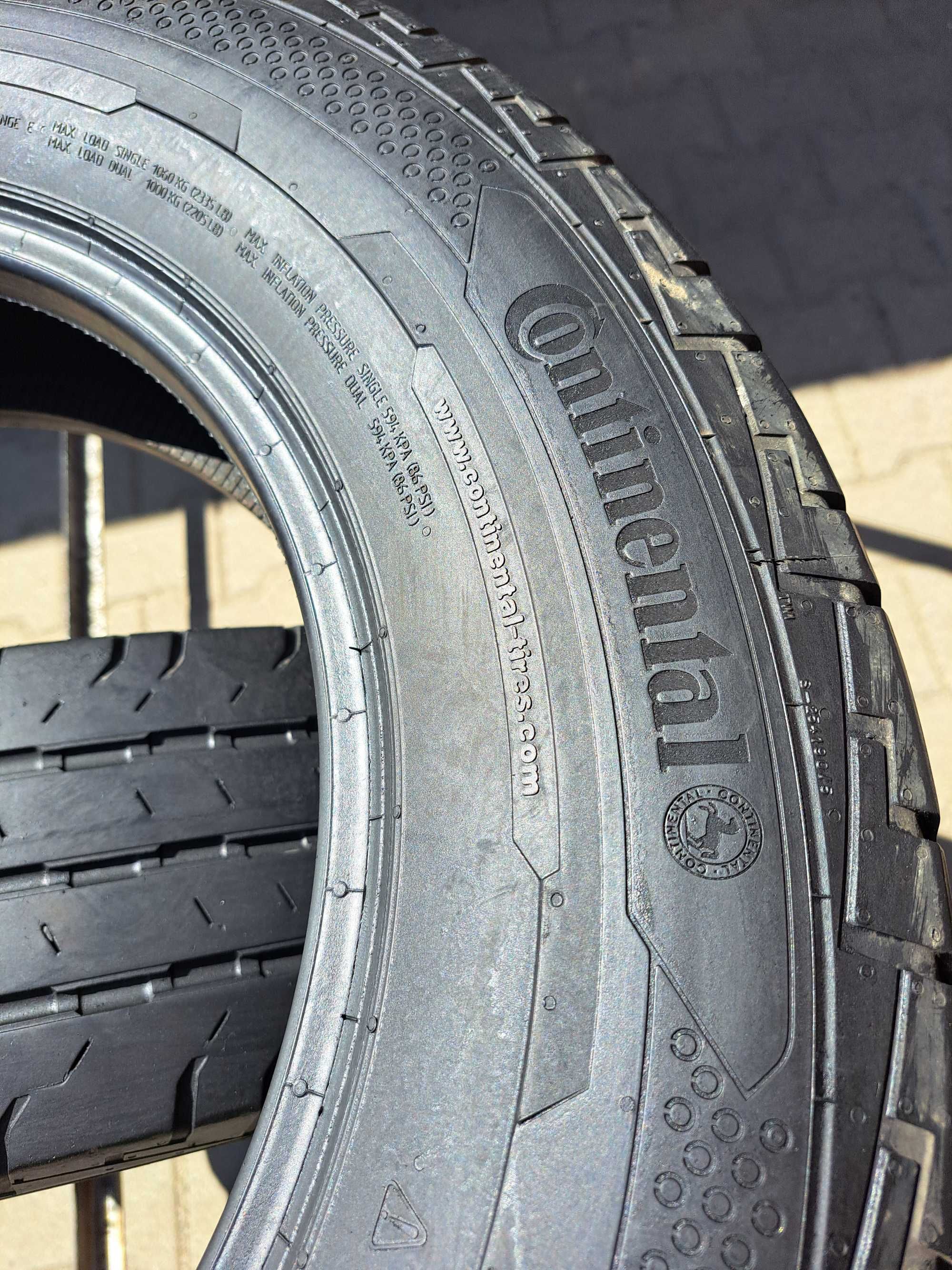 Opony Letnie 195/75R16C Continental Van 195/75/16C 2szt Polecam!!