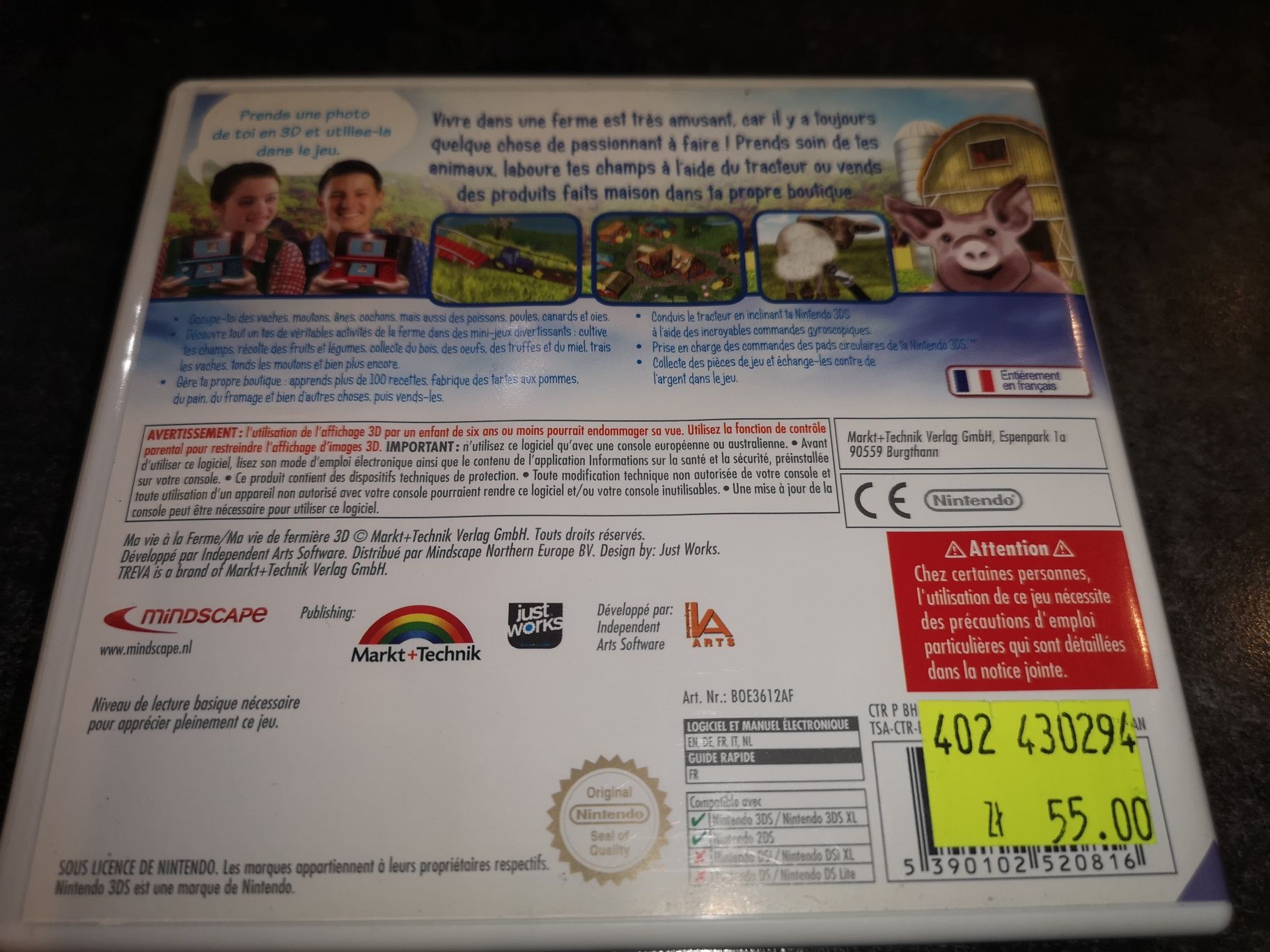 Farming My Life on a Farm 3DS 2DS Nintendo gra (sklep)