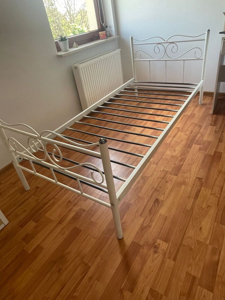 Łóżko metalowe 90x200 cm
