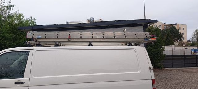 Mocowanie drabiny winda bus aluminium storevan