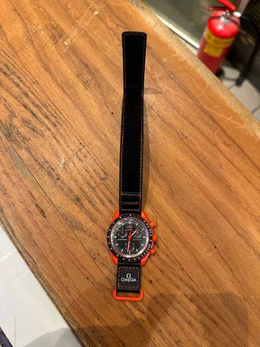 Swatch x Omega LAVA Bioceramic - Limited Edition Volcanic
