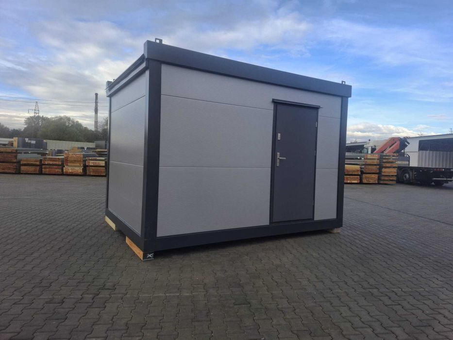 Pawilon mobilny 4x2,90 m Kontener Stróżówka Portiernia Elektryka Domek