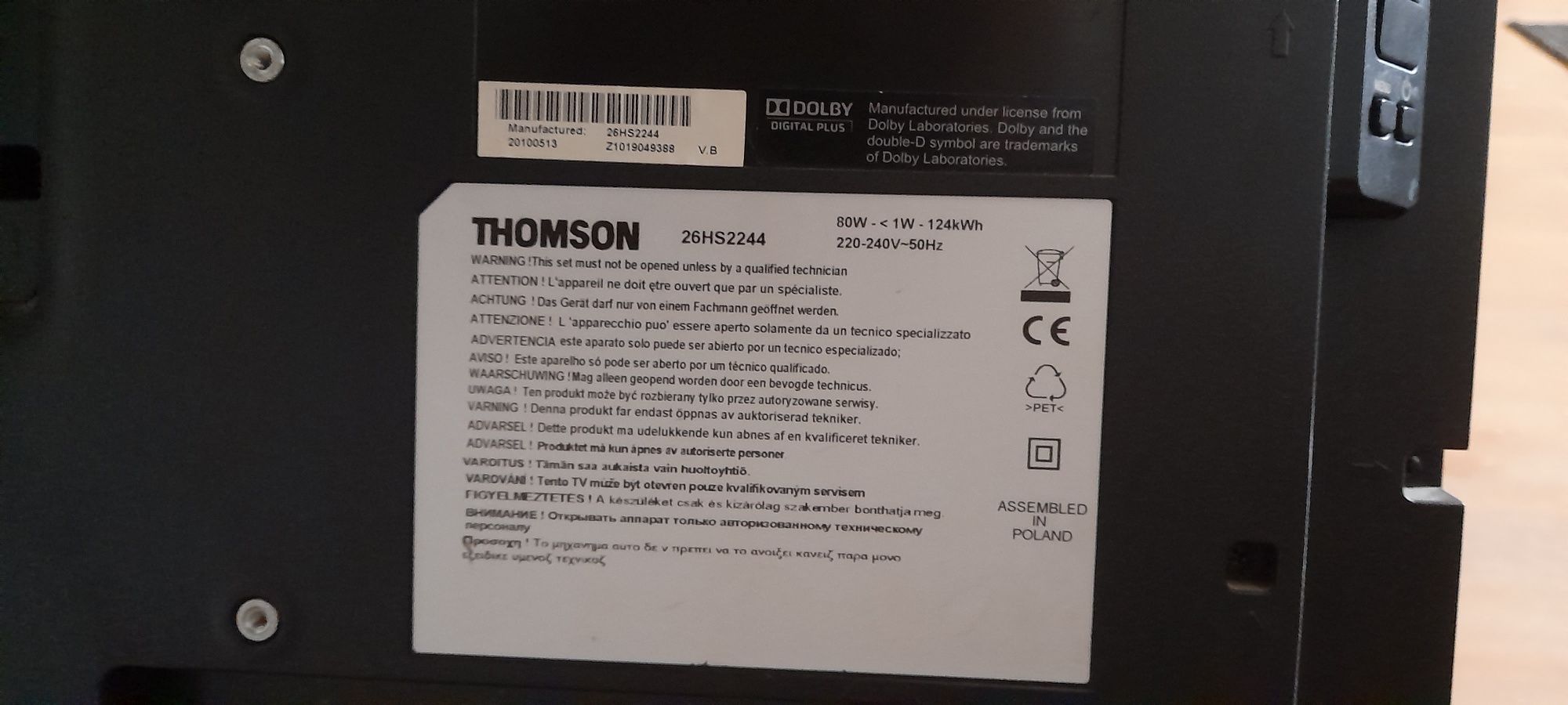 Telewizor Thomson 26"